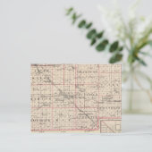 Kaart van Lee County en Amboy (Staand voorkant)