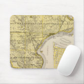 Kaart van Lee County en Montrose, staat Iowa Muismat (Met muis)