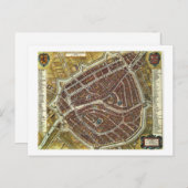 kaart van Leiden (Voorkant / Achterkant)