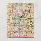 Kaart van Lenawee County, Michigan (Voorkant)