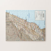 Kaart van Libanon (2002) Legpuzzel (Horizontaal)