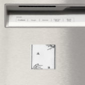Kaart van Lilliput en Blefuscu Magneet (Insitu (Vaatwasser))