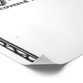 Kaart van Lilliput en Blefuscu Poster (Hoek)