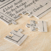 kaart van Limerick Ierland (1618) Legpuzzel (Zijkant)