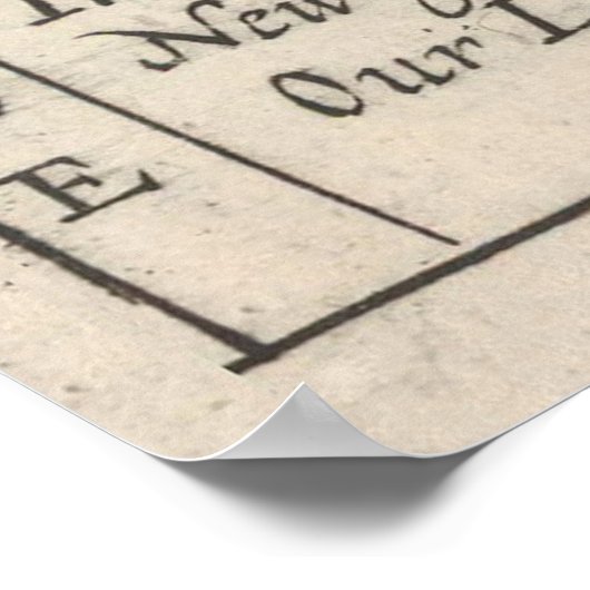  kaart van Limerick Ierland (1618) Poster (Hoek)