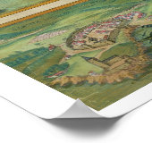 Kaart van Lissabon en Cascais uit 'Civitates Orbis Poster (Hoek)