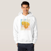 Kaart van Litouwen Hoodie (Voorkant volledig)