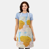 Kaart van Litouwen Schort (Gedragen)