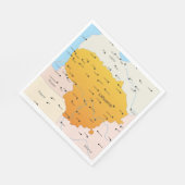 Kaart van Litouwen Servet (Hoek)