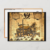 Kaart van Liverpool, 1725 (Voorkant / Achterkant)