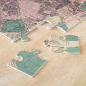 kaart van Liverpool England (1890) Legpuzzel (Zijkant)