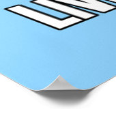 Kaart van Liverpool Poster (Hoek)