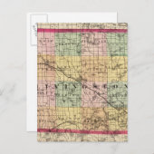 Kaart van Livingston County, Michigan (Voorkant / Achterkant)