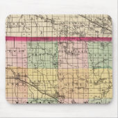 Kaart van Livingston County, Michigan Muismat (Voorkant)