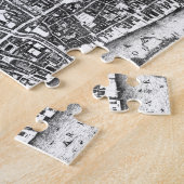 kaart van Londen (1677) Legpuzzel (Zijkant)