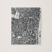 kaart van Londen (1677) Legpuzzel (Verticaal)