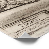  kaart van Londen (1693) Poster (Hoek)