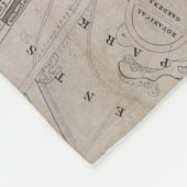  kaart van Londen (1845) Fleece Deken (Hoek)