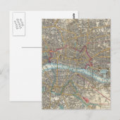  kaart van Londen (1848) (Voorkant / Achterkant)