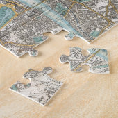  kaart van Londen (1848) Legpuzzel (Zijkant)