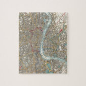  kaart van Londen (1848) Legpuzzel (Verticaal)