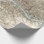 kaart van Londen (1853) Cadeaupapier (Hoek)