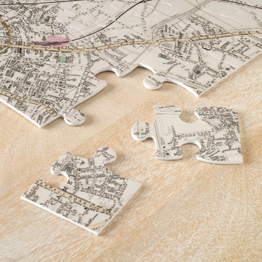  kaart van Londen (1853) Legpuzzel (Zijkant)