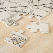 kaart van Londen (1853) Legpuzzel (Zijkant)