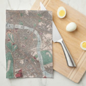  kaart van Londen (1862) Theedoek (Quarter Fold)