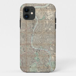 kaart van Londen (1890) Case-Mate iPhone Case