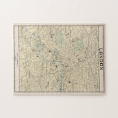  kaart van Londen (1901) Legpuzzel (Horizontaal)
