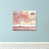 Kaart van Londen Canvas Afdruk (Insitu (Houten vloer))
