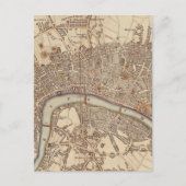  kaart van Londen Engeland (1807) (Voorkant)