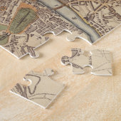 kaart van Londen Engeland (1807) Legpuzzel (Zijkant)