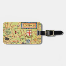 Kaart van Londen Engeland