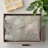  kaart van Londen Tissuepapier (Geschenk)