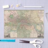  kaart van Londen Tissuepapier (Craft)