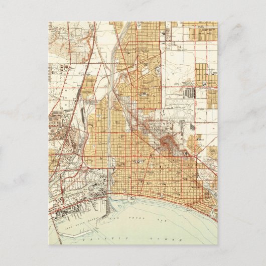 kaart van Long Beach California (1949) 2 (Voorkant)