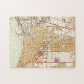  kaart van Long Beach California (1949) 2 Legpuzzel (Horizontaal)