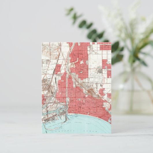 kaart van Long Beach California (1949) 3 (Staand voorkant)