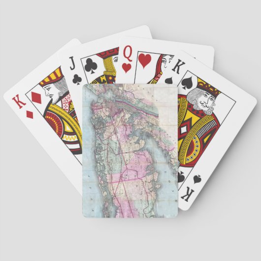  kaart van Long Island (1880) (Achterkant)