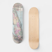 kaart van Long Island (1880) Skateboard (Voorkant)