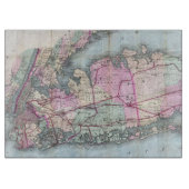  kaart van Long Island (1880) Snijplank (Voorkant)