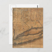 kaart van Long Island en Connecticut (1815) (Voorkant / Achterkant)