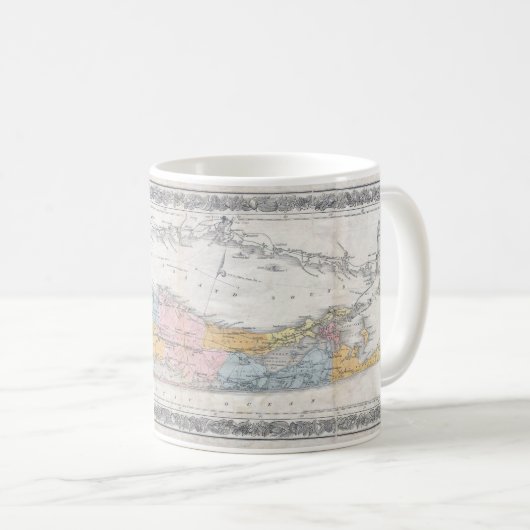  kaart van Long Island New York Koffiemok (Voorkant rechts)