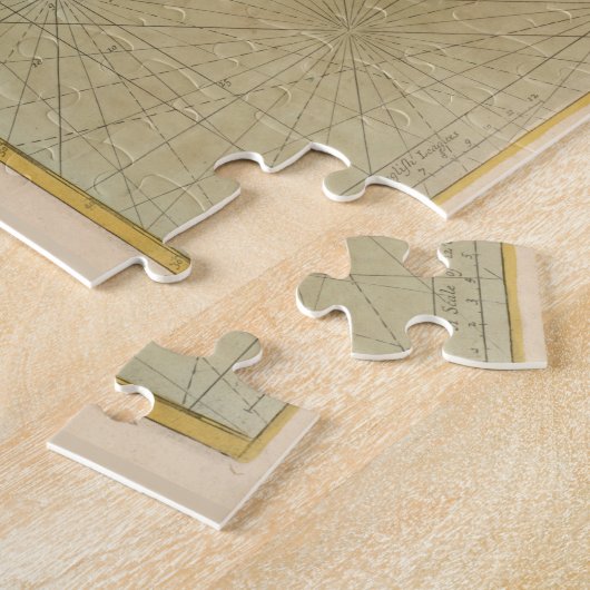 kaart van Long Island NY (1702) Legpuzzel (Zijkant)