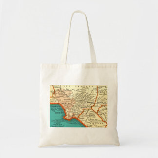  kaart van LOS ANGELES CALIFORNIA Bag Tote Bag