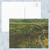  kaart van Los Angeles, Californië en de rivier