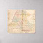  kaart van Loudoun County Virginia (1861) Canvas Afdruk (Voorkant)