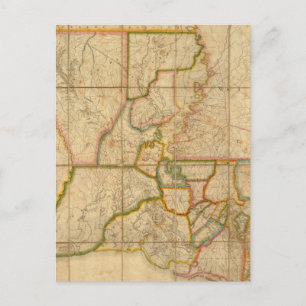  kaart van Louisiana (1816)